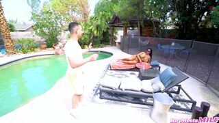 Gorgeous Breasty mother I'd like to fuck Caught Me By The Pool And I Got Her Juicy - Kailani Kai Johnny Love