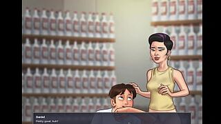 Summertime Saga - Gorgeous Russian woman has fantastic sex with a biggest cock (Khadne)