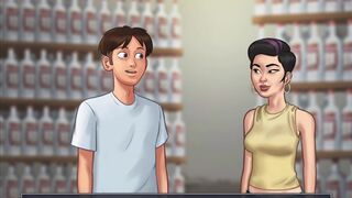 Summertime Saga - Gorgeous Russian woman has fantastic sex with a biggest cock (Khadne)