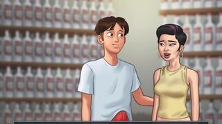 Summertime Saga - Gorgeous Russian woman has fantastic sex with a biggest cock (Khadne)