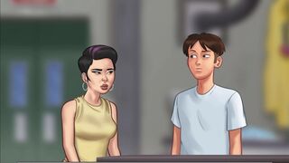 Summertime Saga - Gorgeous Russian woman has fantastic sex with a biggest cock (Khadne)