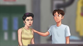 Summertime Saga - Gorgeous Russian woman has fantastic sex with a biggest cock (Khadne)