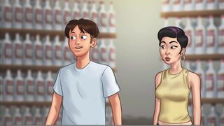 Summertime Saga - Gorgeous Russian woman has fantastic sex with a biggest cock (Khadne)