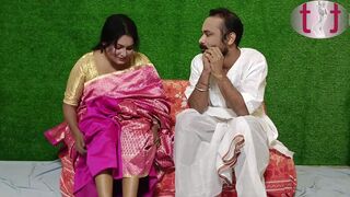 Newly married pair in Studio