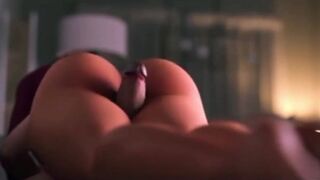 Fucking and cum inside her pussy