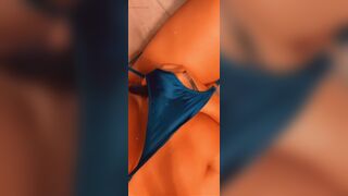 Blonde Bombshell Playing with Her Pussy