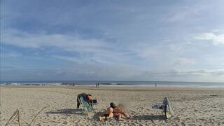 Getting a dick in her ass in front of everyone was the last thing she expected while lying on a public beach...