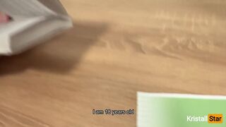 Hungry Teacher Sweetie Girl Has Come up with a New Grading System!