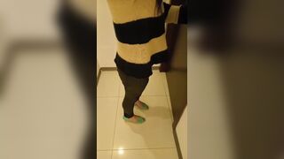 walk on the beach ends with an insertion in the cock, brunette, big ass, busty, big cock, man in underwear