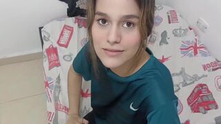 My jealous bitch stepsister takes advantage of me talking to my girlfriend to get really horny and cum in her ass. - 1 image