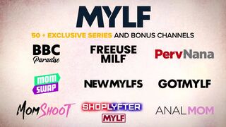 Hot MILF dominates and gets her big ass drilled by lesbian pornstars in hot solo compilation