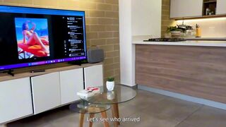 Maxx Betancur & Carla Morelli take turns riding a massive cock POV style