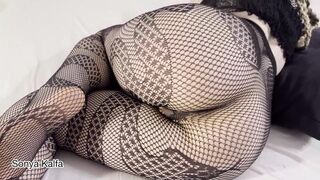 Step Son can't resist Sonya Kalfa's big booty & begs for doggy-style pounding