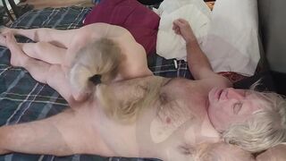 BBW MILF Squidward Testicles gets her tight pussy and big tits drilled hard