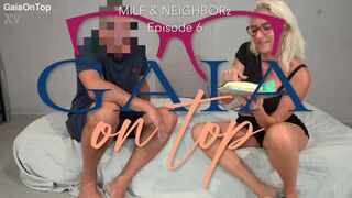 Neighbor gets down & dirty with BearBang & GaiaOnTop's big tits & ass