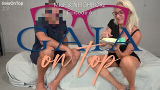 Neighbor gets down & dirty with BearBang & GaiaOnTop's big tits & ass