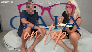 Neighbor gets down & dirty with BearBang & GaiaOnTop's big tits & ass