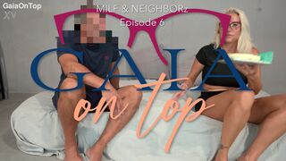Neighbor gets down & dirty with BearBang & GaiaOnTop's big tits & ass