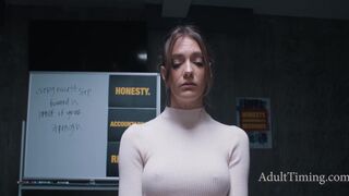 Petite blonde MILFs engage in group sex with Nathan Bronson, Seth Gamble, and Anna Claire Clouds