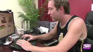 Vanessa Naughty & Will Powers bang hard on the net, ending in a cum-filled mouth - 1 image