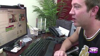 Vanessa Naughty & Will Powers bang hard on the net, ending in a cum-filled mouth - 3 image