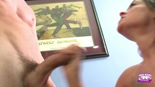 Vanessa Naughty & Will Powers bang hard on the net, ending in a cum-filled mouth - 8 image