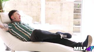 Dana Levy gets pounded hard in doggystyle after airbnb host demands BJ from her big tits and wet pussy - 1 image