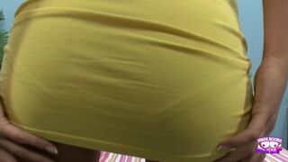 Lisa Sparkle's tight pussy devoured before taking Mr. Pete's massive shaft in all holes - 1 image