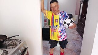 Stepmom2 & Stepdad go wild in Mexican World Cup win with wet pussy & big clits - 1 image