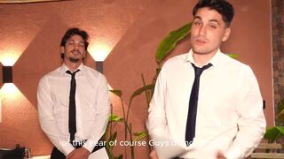 Curvy Sarah Black gets dominated by Papirodriguez's big cocks in a hot interview with double penetration - 1 image