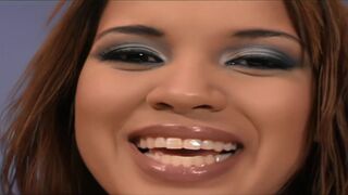 Jenner & Renae Cruz get wild in fishnets & deep throat doggystyle action - 1 image