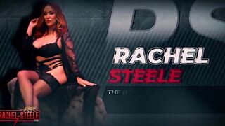 Watch Rachel Steele devour a BBC with her massive tits & mouth in stockings - 1 image