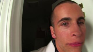 Kinky doctor drills Talon Valenti and Rachel Roxxx's huge tits with his big tool - 1 image