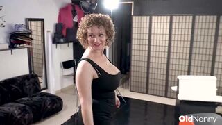 Watch Tim Cosla & Mercè Palau's wild casting couch action with a curvy MILF with natural tits - 1 image