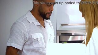Jazmyn & Stallion go wild with lucky delivery guy & his hard cock - 7 image