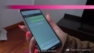 Nerdy dude Manuel Ics enjoys giving Italian MILF Mary Rider a hand - 4 image