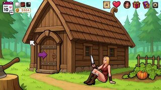 Dane's Porn Game: MILF with Big Tits Plays a Hentai Game with Her Hunk - 11 image