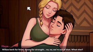 Dane's Porn Game: MILF with Big Tits Plays a Hentai Game with Her Hunk - 13 image