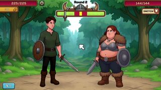 Dane's Porn Game: MILF with Big Tits Plays a Hentai Game with Her Hunk - 3 image