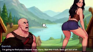 Dane's Porn Game: MILF with Big Tits Plays a Hentai Game with Her Hunk - 6 image