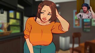 Big-titted MILF gets a cumshot after a steamy handjob from Gon Kappa - 6 image