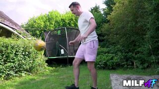 Penny Peaks gets caught rubbing her pussy & gets slammed from behind by Sam Bourne - 1 image