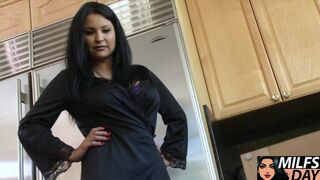 Sophia Lomeli and Johnny Castle take on a wild MILFs' Day - Passionate deep throat and curvy body action! - 1 image