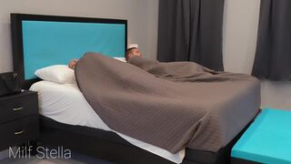 Stepmom Stella and her kinky stepson Stefano share bed for a wild night of taboo fun! - 5 image