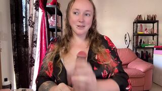 Watch Kisicaxx's massive natural tits make you worship her hairy pussy and hairy pussy skills like a true stepmom