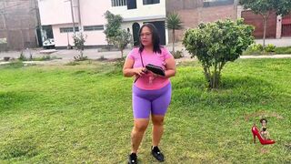 Watch Chocolatito Cock & Licenciada Angiemilf50 do yoga with trainer in her room - 3 image