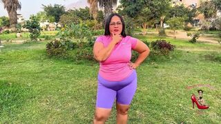 Watch Chocolatito Cock & Licenciada Angiemilf50 do yoga with trainer in her room - 6 image