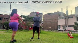 Watch Chocolatito Cock & Licenciada Angiemilf50 do yoga with trainer in her room - 9 image