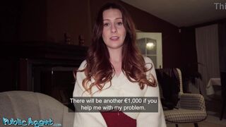 Erin Moore's POV creampie from a hung stranger - British babe with big tits takes it in the ass - 7 image