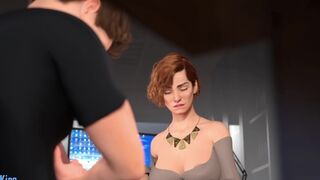 Naughty MILF with massive tits gives me a handjob in Santa County Chapter 3 - Big Tits Ecchi - 4 image